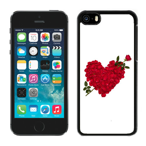 Valentine Rose Love iPhone 5C Cases CKF - Click Image to Close